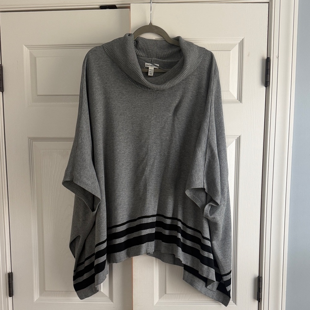 Croft & Barrow Gray Knit Sweater